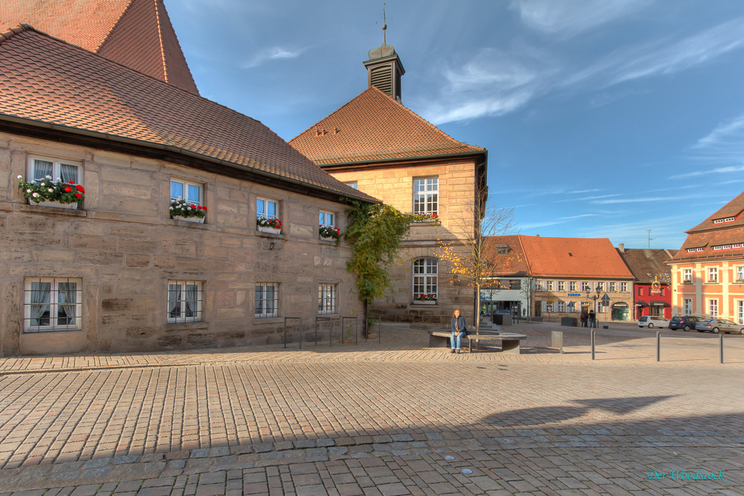 Prinzregentenplatz mit altem rathaus